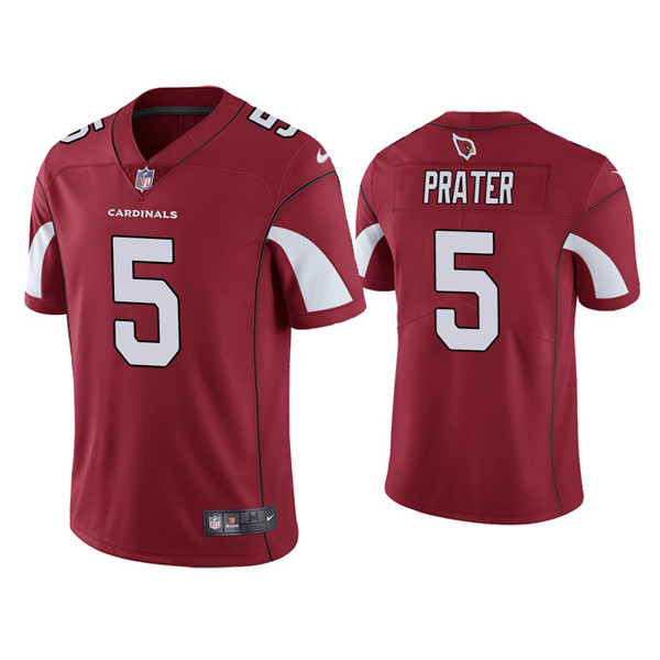 Men's Arizona Cardinals #5 Matt Prater Red Vapor Untouchable Limited Stitched Jersey